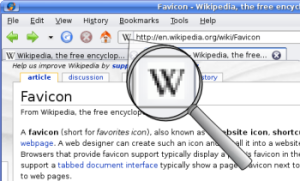 What is a favicon?