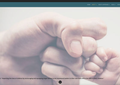 Responsive WordPress WEBSITE design - Grand Rapids MI-A Fathers Walk | ABOUT - WordPress blog website design
