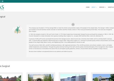 Responsive WordPress WEBSITE design - Grand Rapids MI-SCREENSHOT| about page