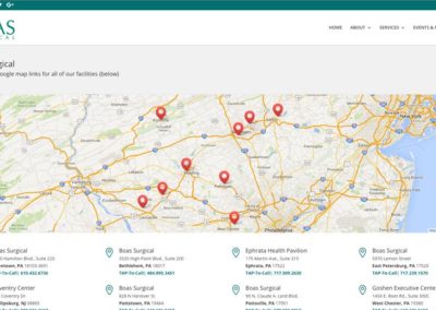 Responsive WordPress WEBSITE design - Grand Rapids MI-SCREENSHOT| maps page